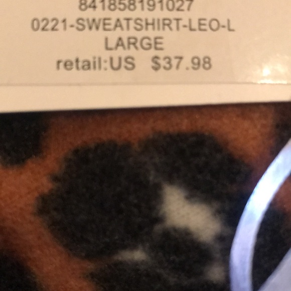 SIMPLY SOUTHERN long sleeve Leopard print sweater shirt.  NWT small & large - Picture 9 of 12